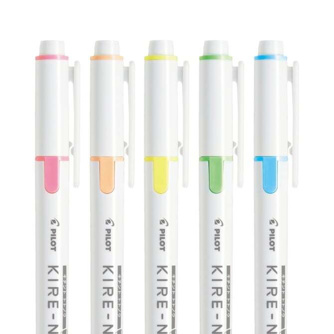 蛍光ペンKIRE-NA 定番蛍光色 | えんぴつ館