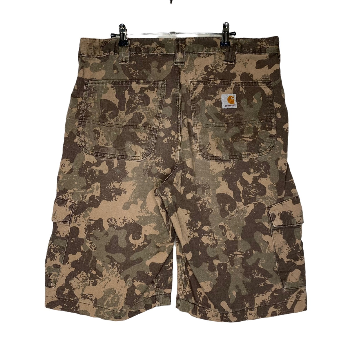 W33】Carhartt カーゴショーツ ハーフパンツ 迷彩柄 カモフラージュ 