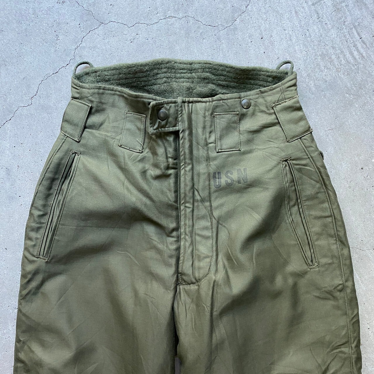 60年代 ビンテージ 米軍実品 U.S.NAVY USN A-2 デッキパンツ 
