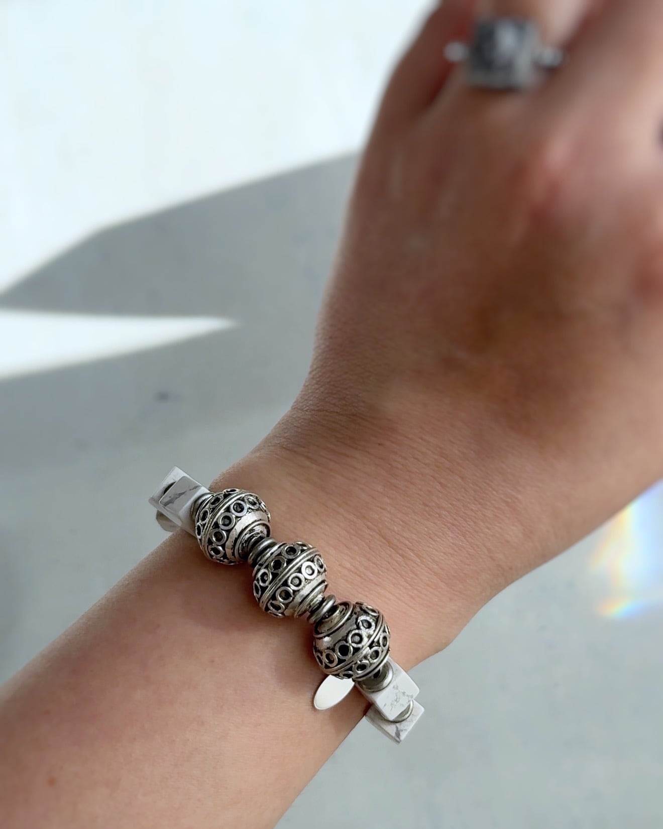 tumble bracelet(ハウライト)