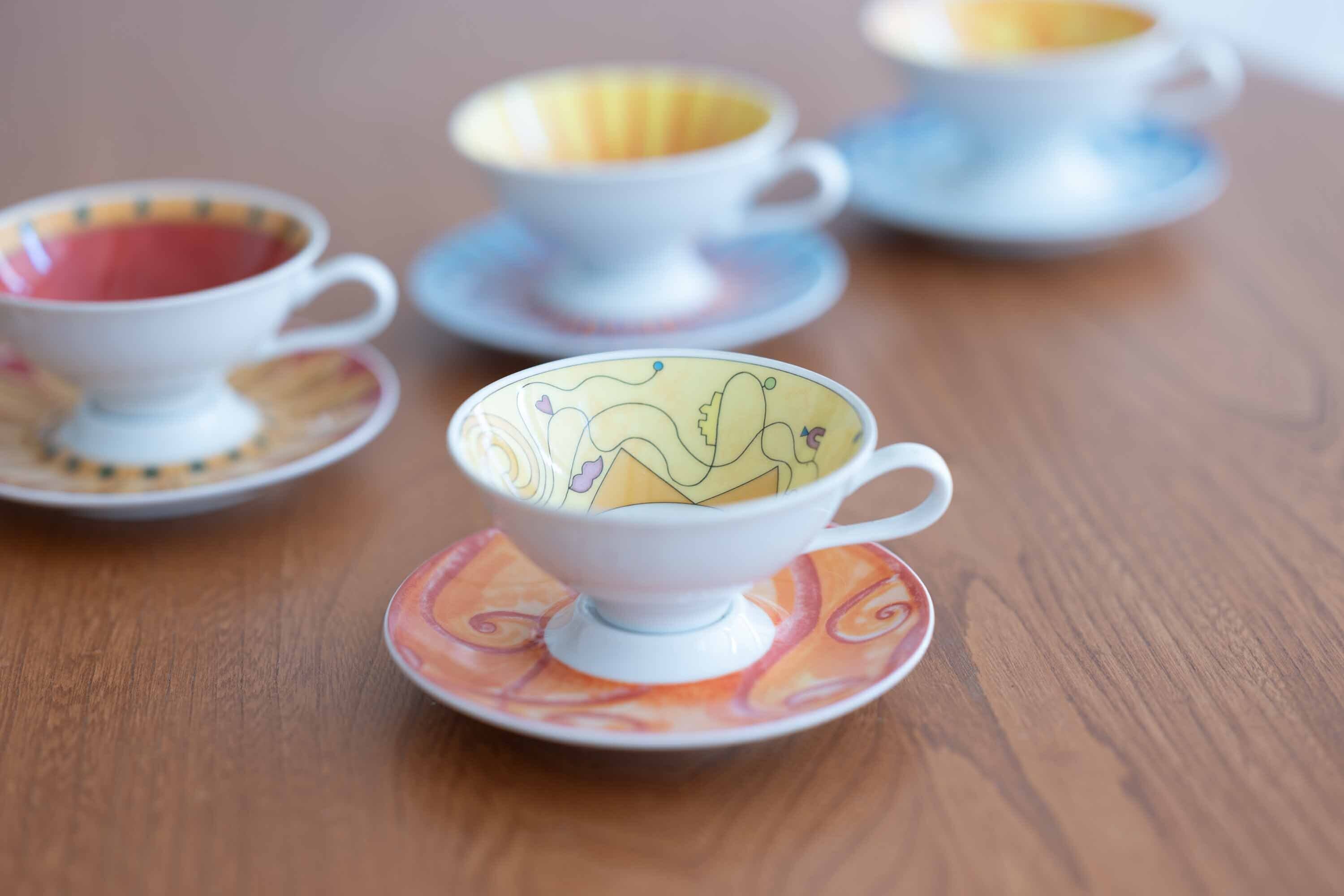 希少ローゼンタールロマンスインゴールド⁄金彩スープカップ＆ソーサー5