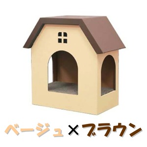 【猫の隠れ家 & 爪とぎハウス！】おうちのインテリアに…！オシャレなキャットハウスです！簡単取り付け！床置き可能！壁の穴あけ無し！