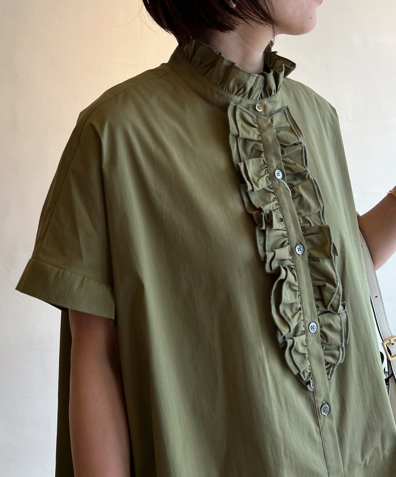 MARGAUX VINTAGE / フリルシャツ | anouk