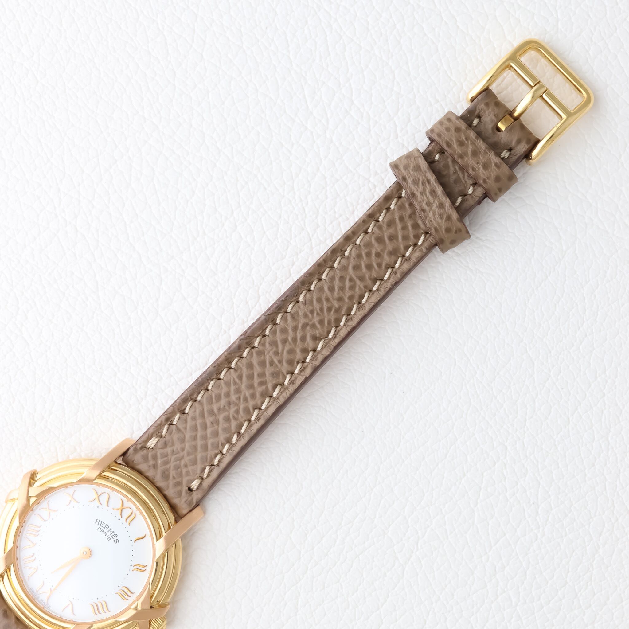 エルメス リボンラウンド ゴールド×レザー | Ante Official select