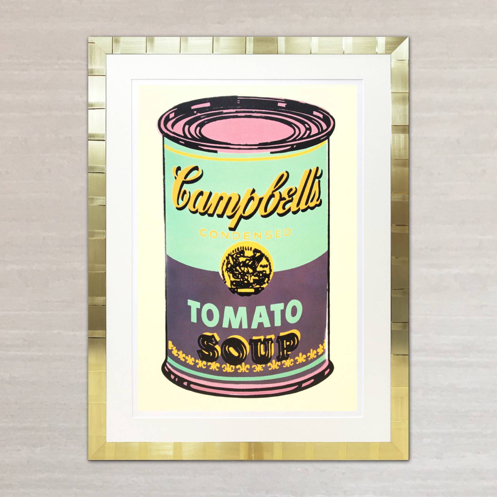 アンディ ウォーホル「キャンベル スープ(トマト/グリーン&パープル