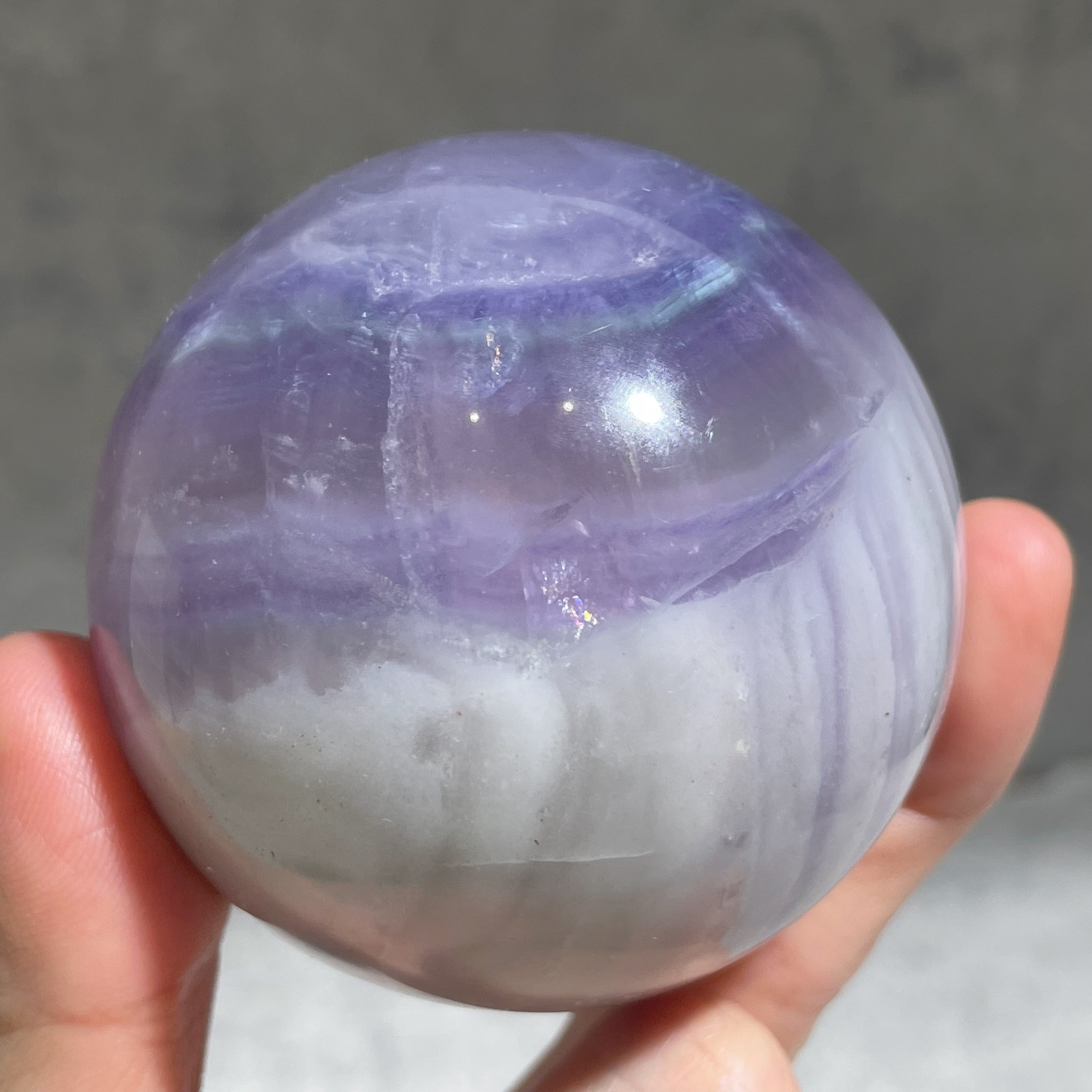 シルキーフローライト スフィア02◇ Silky Fluorite ◇天然石・鉱物