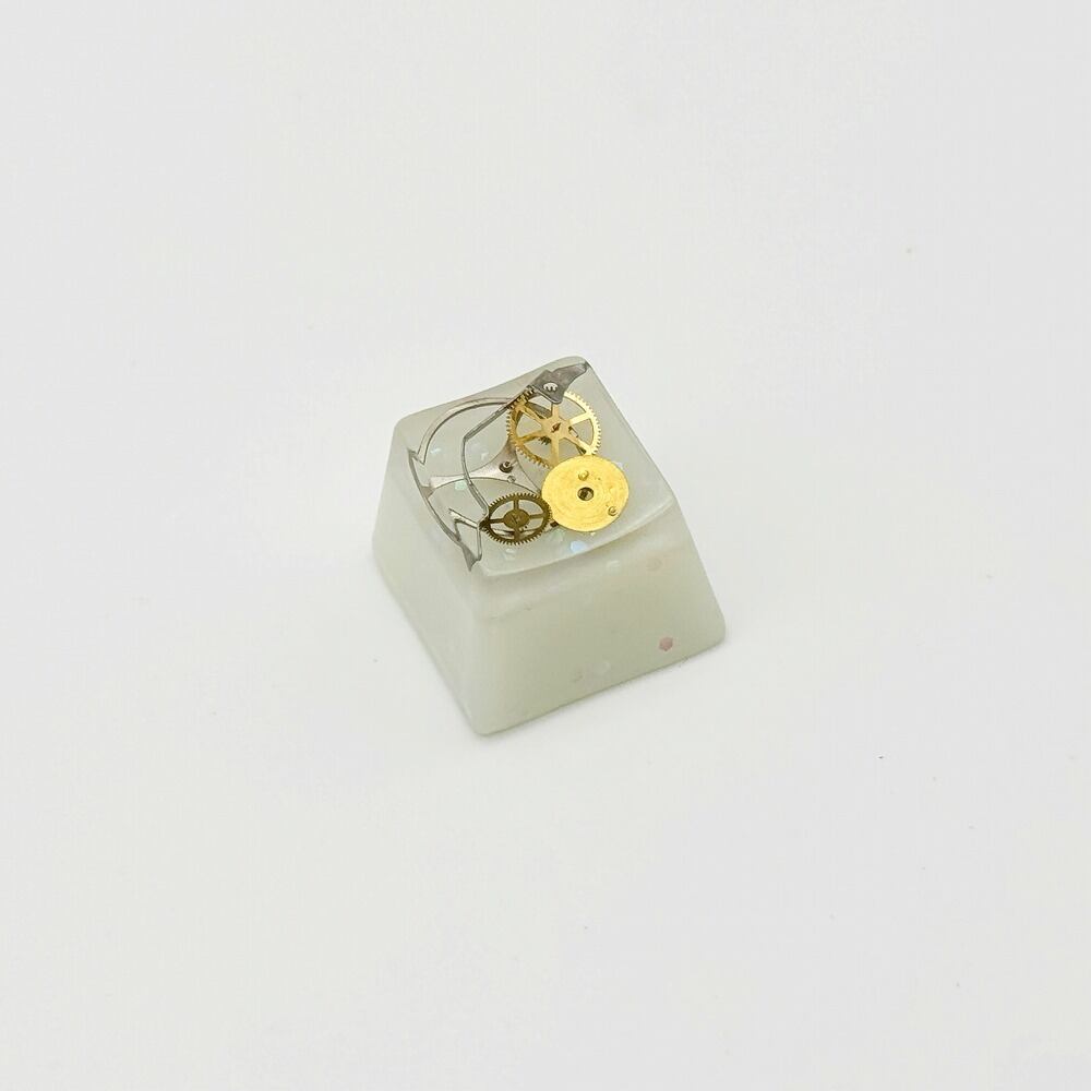 キーキャップ/Keycap】スチームパンク（白・蓄光）/Steampunk (White