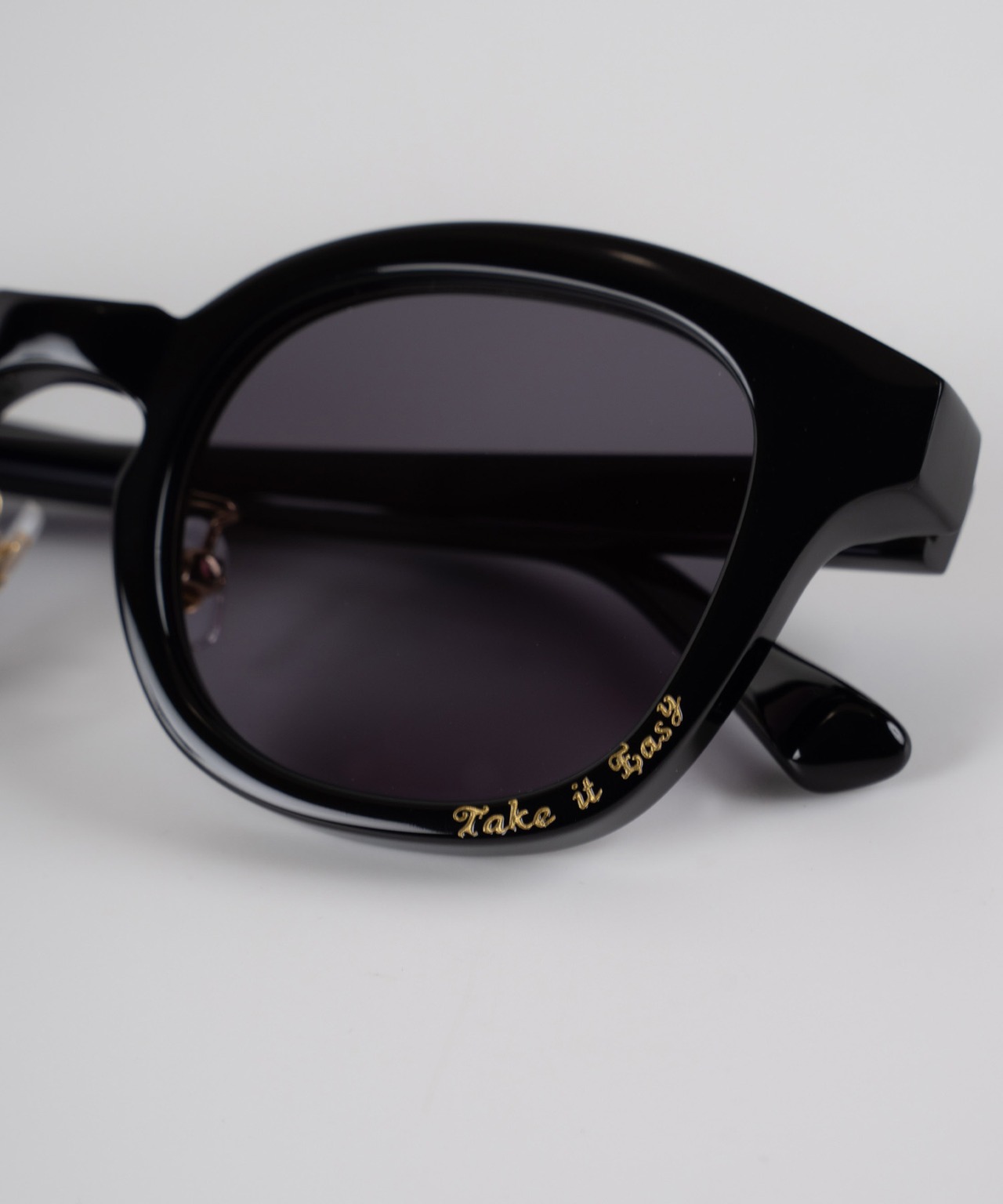 【#Re:room】N.S.H TAKE IT EASY BLACK FRAME SUNGLASSES FOR #Re:room［REA183］