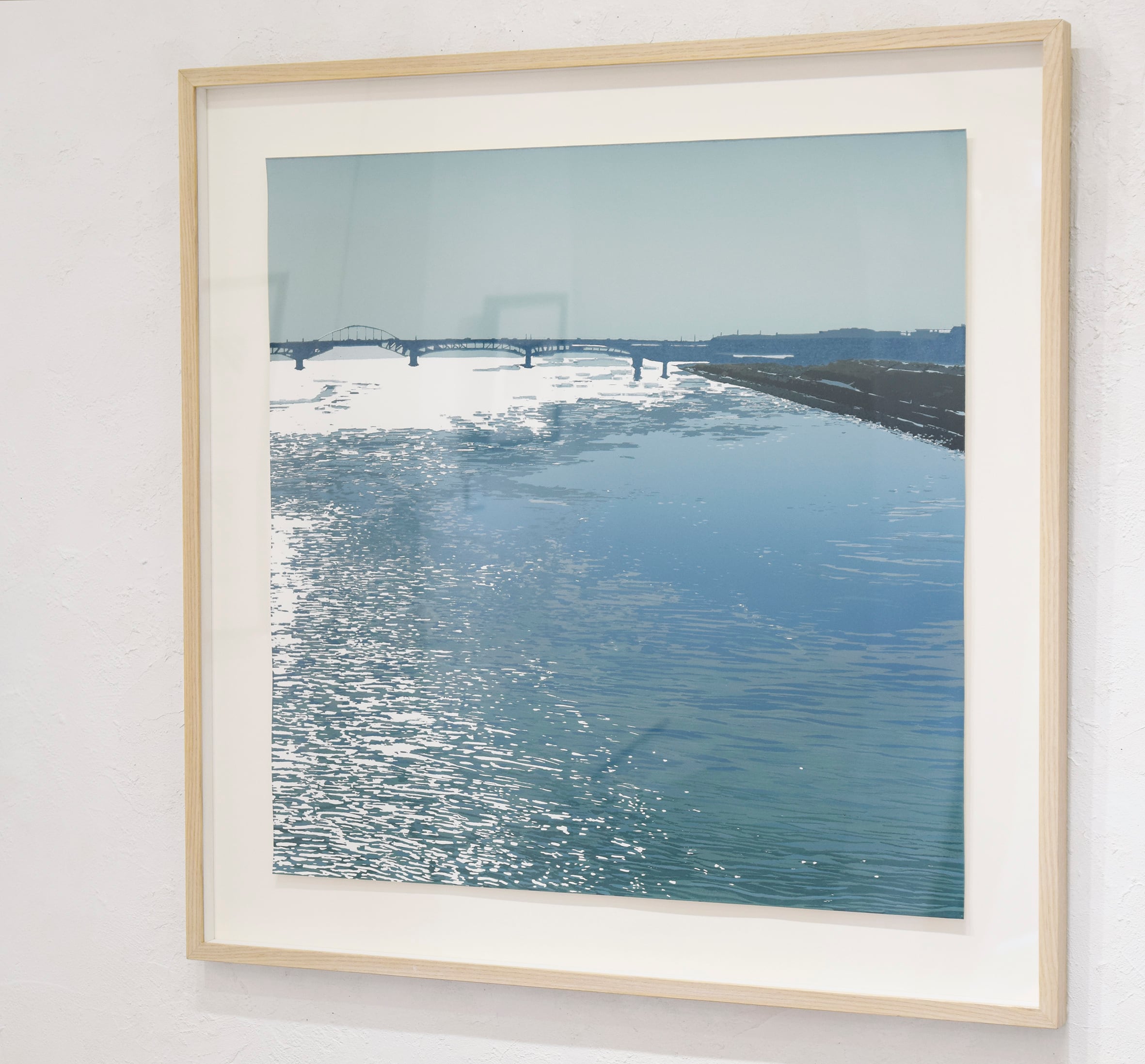 門馬 英美 / 「荒川 朝日」/ シルクスクリーン/ シート