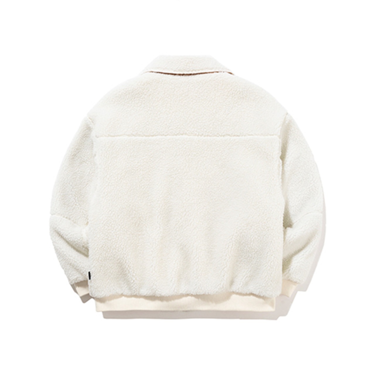 【ROMANTIC CROWN】FLEECE BOMBER JACKET (OATMEAL)