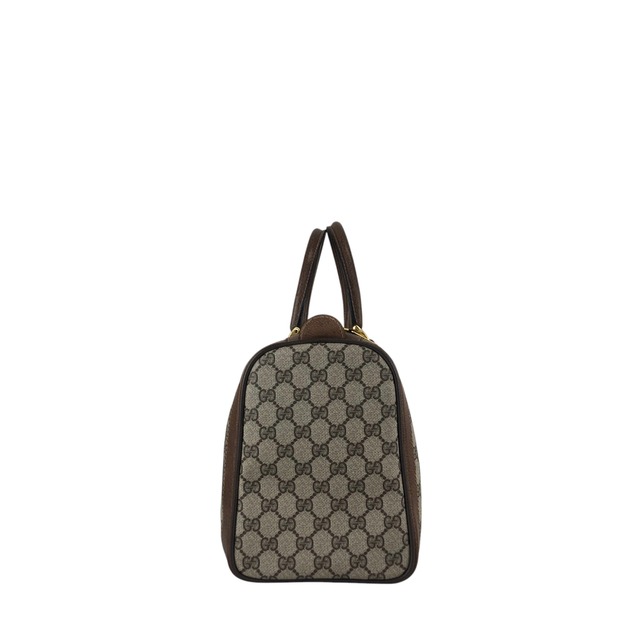 GUCCI グッチ シェリーライン GG ハンドバッグ ブラウン キャンバス ミニボストン vintage ヴィンテージ オールド wub827