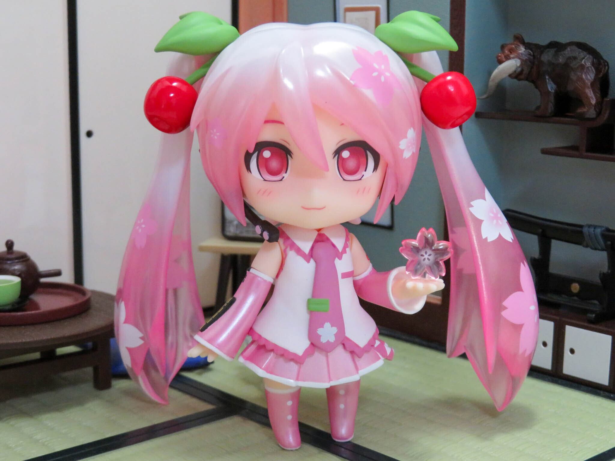 再入荷【2749】 桜ミク 2.0 髪パーツ ツインテール ねんどろいど