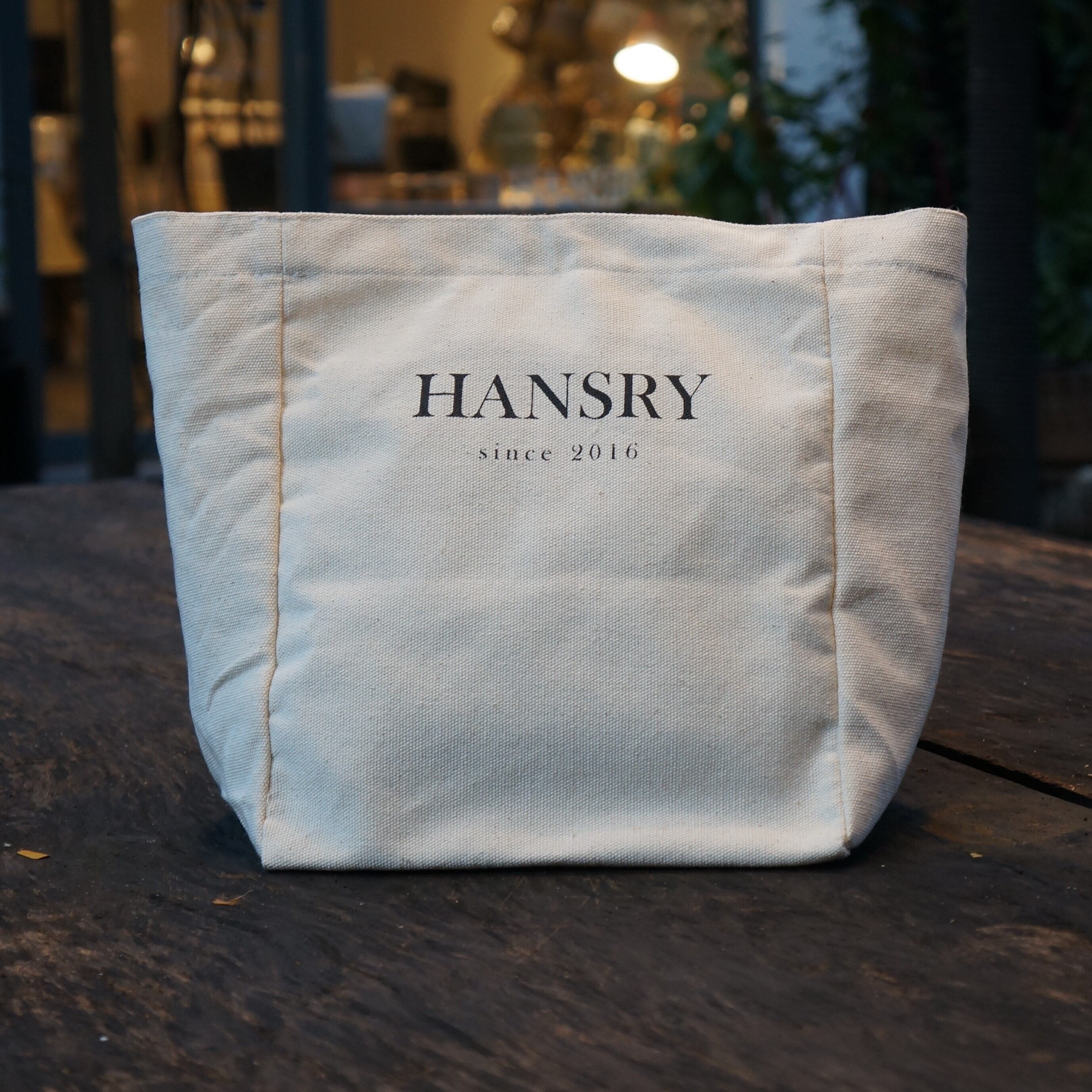 hansry プラカゴバッグ ギンガムチェック_BLACK | hansry powered by BASE
