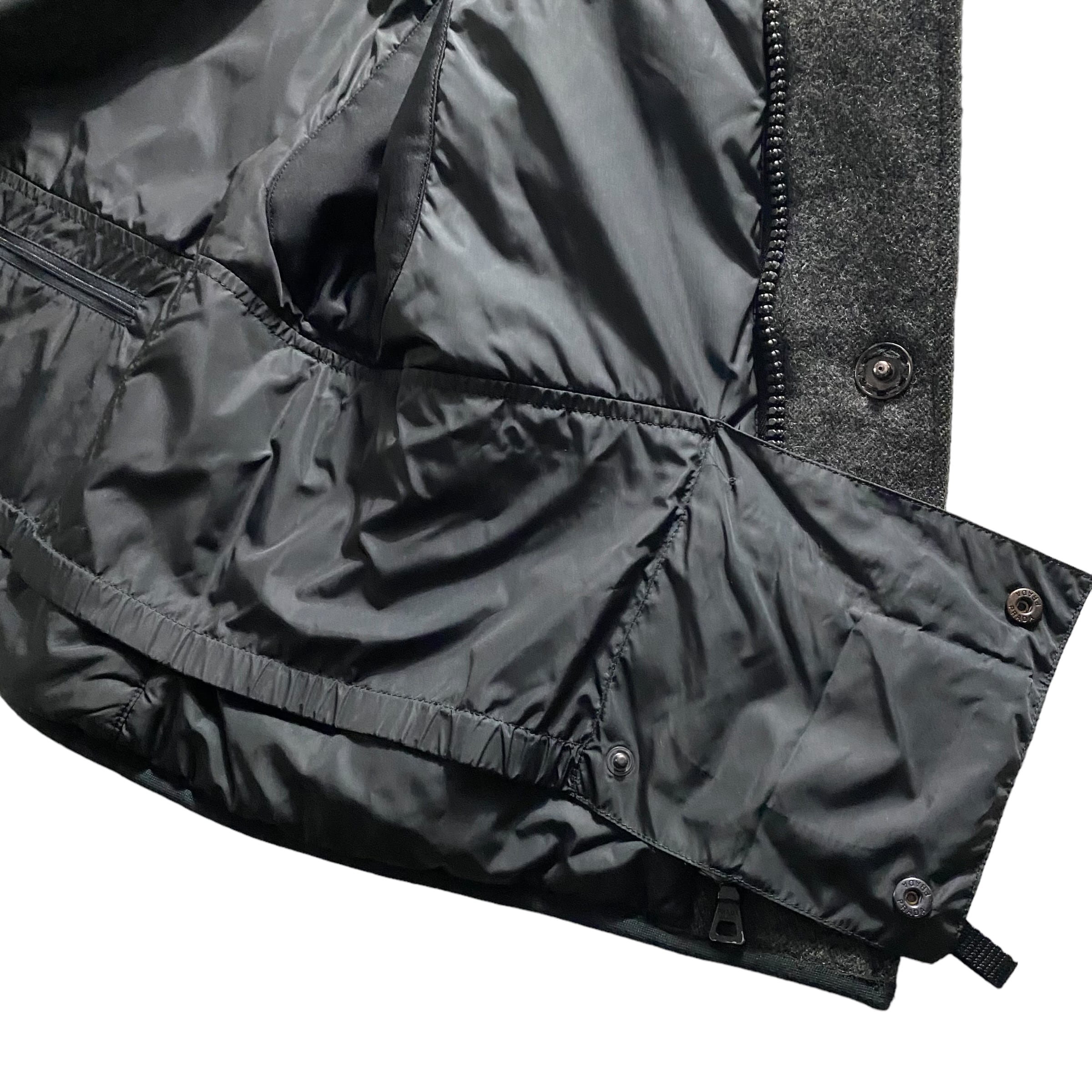PRADA SPORT nylon switching wool blouson | NOIR ONLINE PRADA SPORT nylon switching wool blouson | NOIR ONLINE