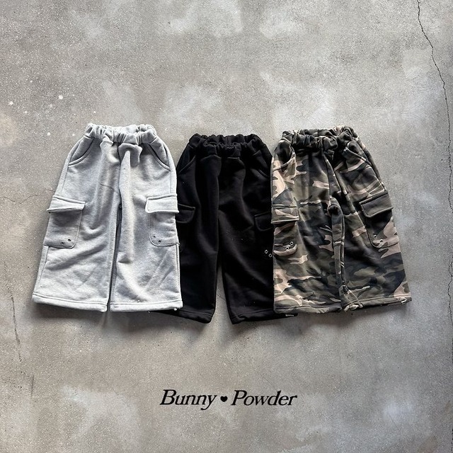 【取寄】bunny powder｜light cargo pants｜ライトカーゴパンツ｜S-4XL｜kids&jr｜26 autumn