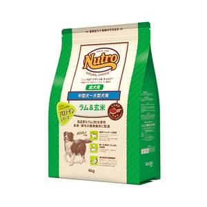 ニュートロナチュラルチョイス　ラム＆玄米　中型犬〜大型犬用　成犬用　４ｋｇ