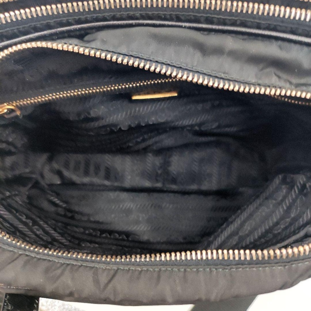 極美品□プラダ 1029 ゴールド金具 ショルダーバッグ カメラバッグ  