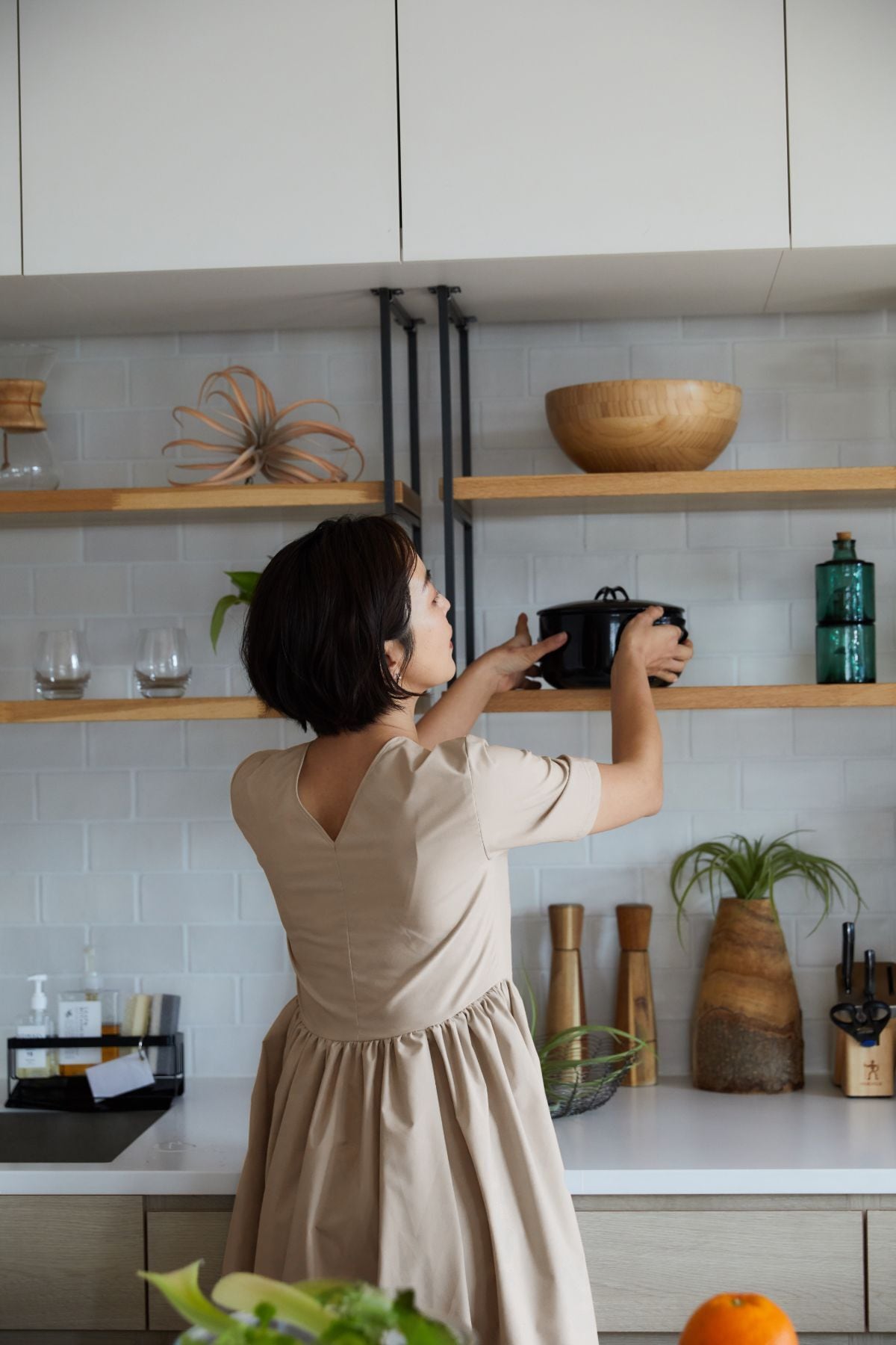 EVERYDAY DRESS 23 short ベージュ（L） ワンピース