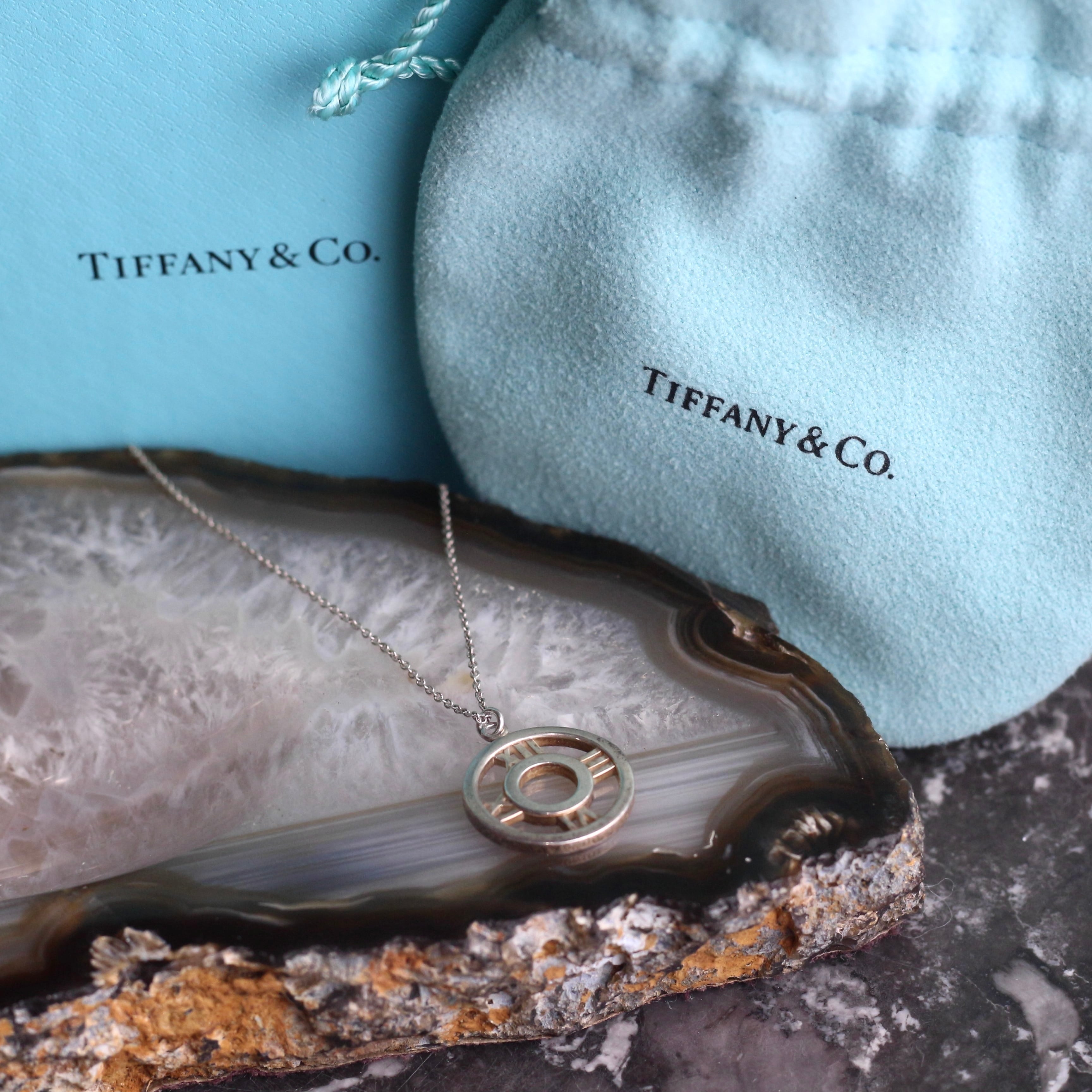 TIFFANY&Co. SILVER NECKLACE/ティファニーアトラスオープンメダリオン TIFFANY&Co. SILVER NECKLACE/ティファニーアトラスオープンメダリオン