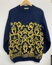 90sEuro Rossi Maria Pia Acrylic Knit Sweater/L