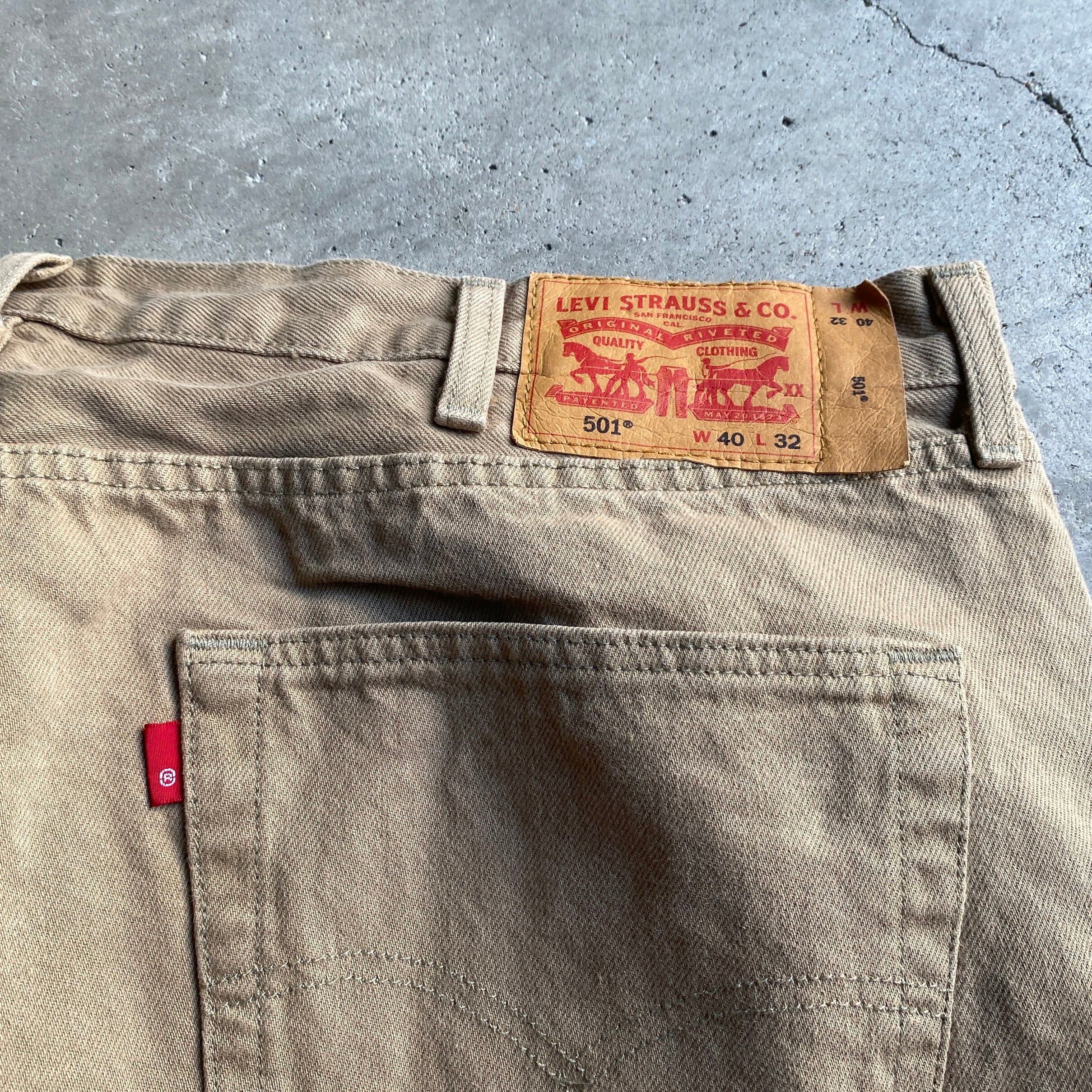 Levi's リーバイス 501 カラーデニムパンツ ストレート ジーンズ w40