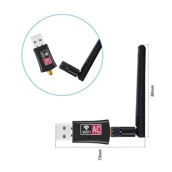 無線LAN 子機 親機 Wi-Fi アダプター ハイパワーアンテナ デュアル