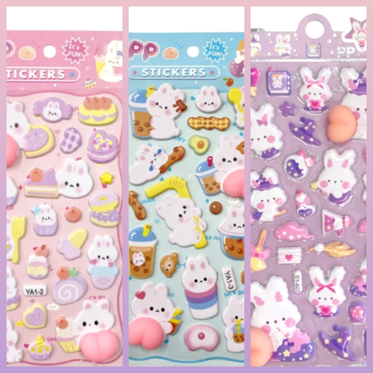 ぷにぷにおしりシール うさぎ