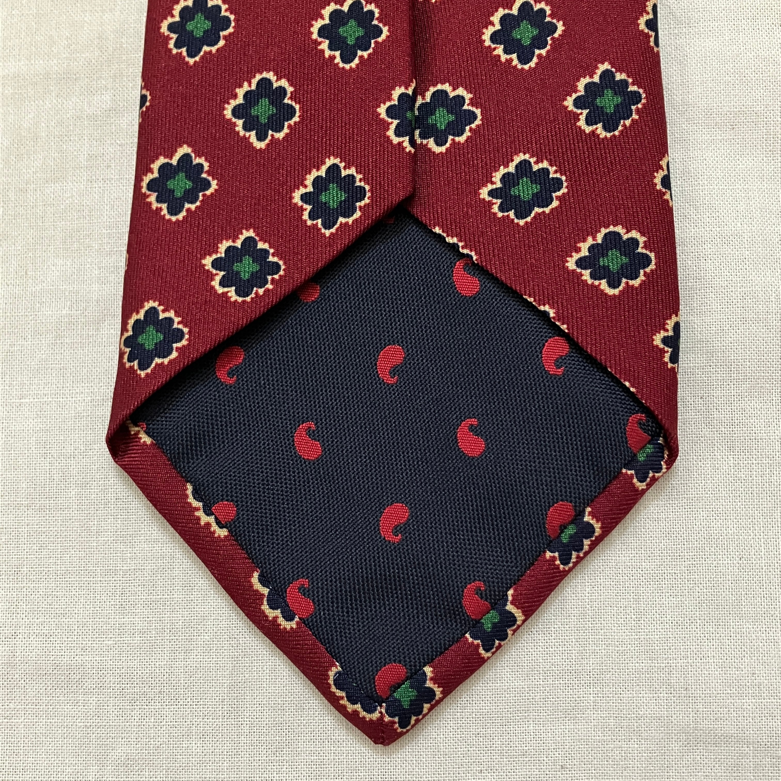 FRANCO BASSI SILK PRINT TIE | safarionline