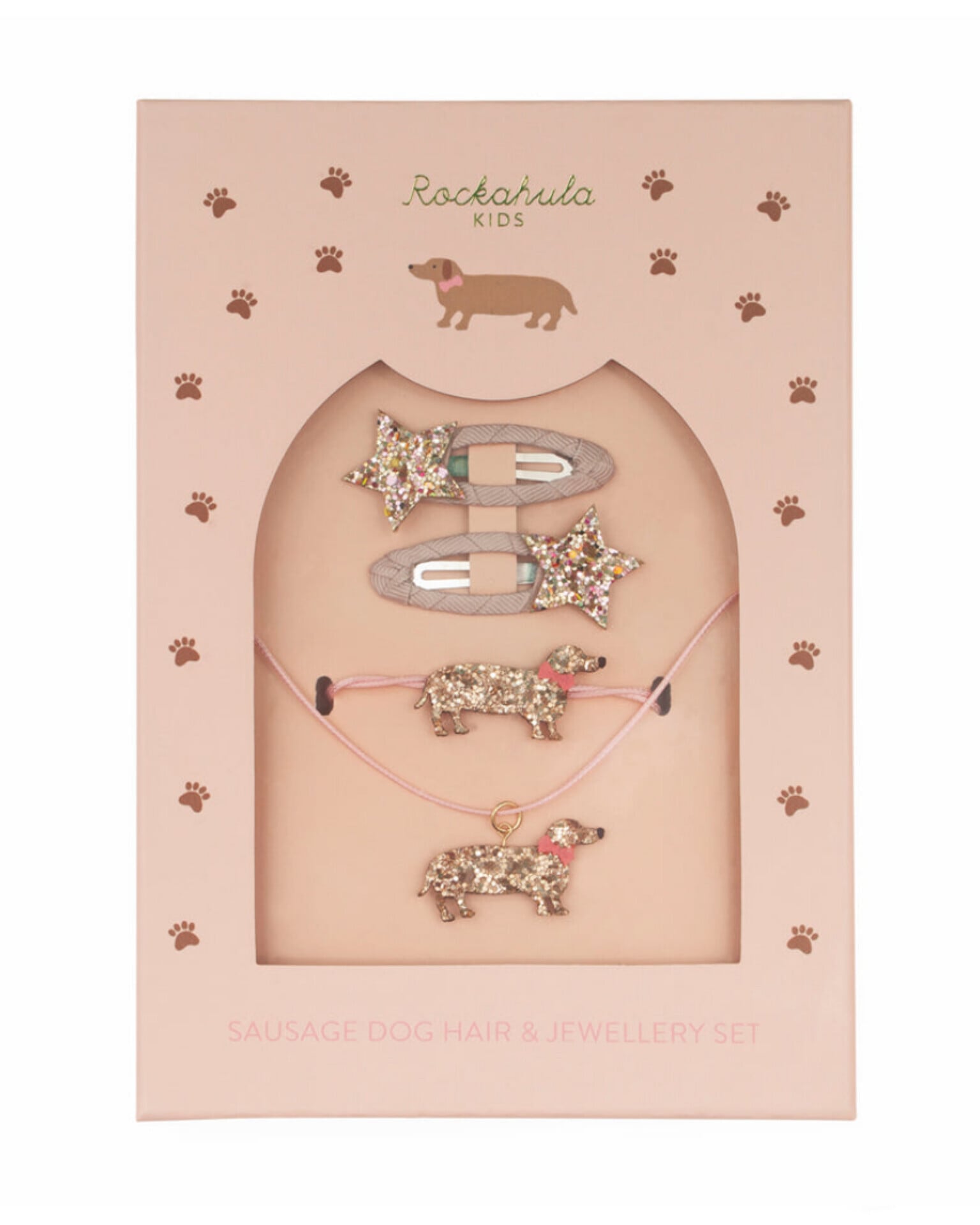 【Rockahula】SAUSAGE DOG HAIR & JEWELLERY SET / Y232B