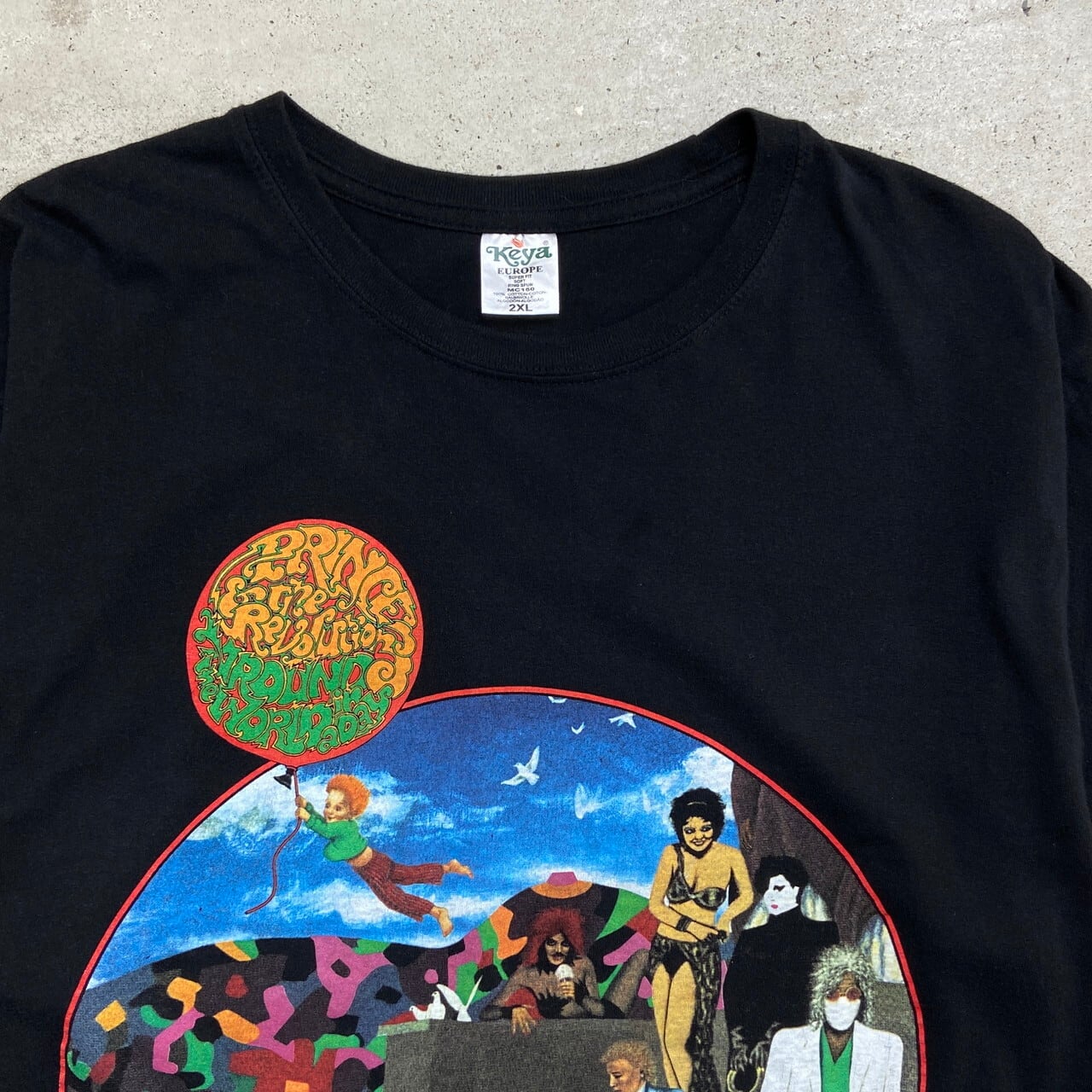 プリンス&ザ・レヴォリューション ツアー バンドtシャツ 1986 レア