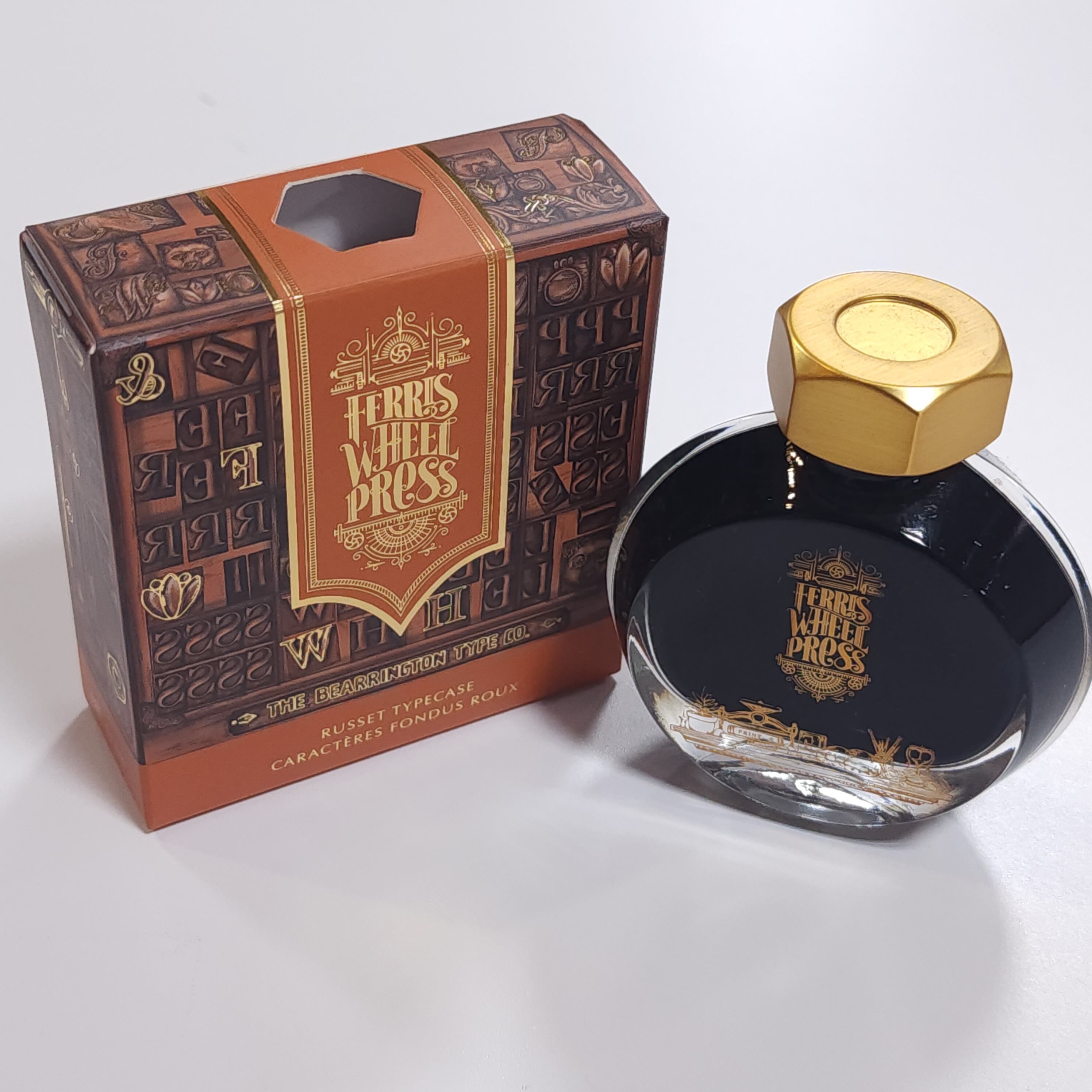 【フェリスホイールプレス】RUSSET TYPECASE 38ml ボトルインク【Ferris Wheel Press】