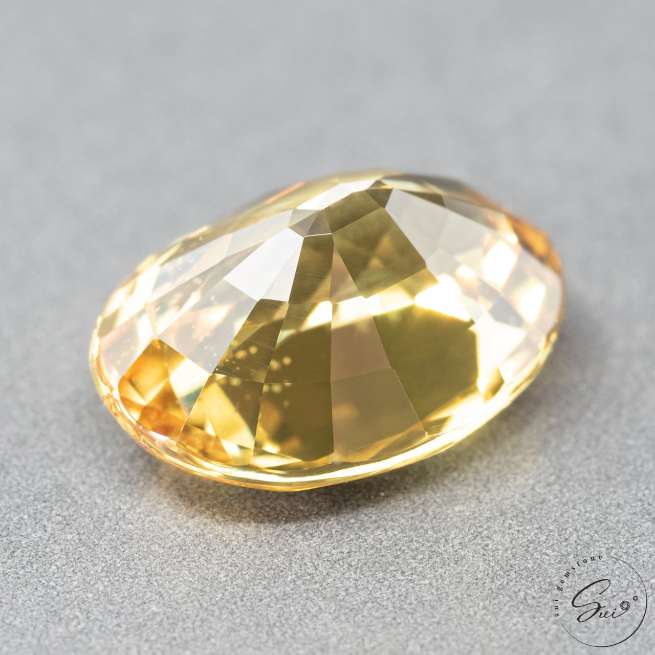 天然【非加熱】サファイア・イエロー 1.57ct GLC鑑別書 | SUI GEMSTONE