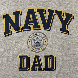 【SOFFE】NAVY DAD Tシャツ プリント ロゴ XL ビッグサイズ us古着