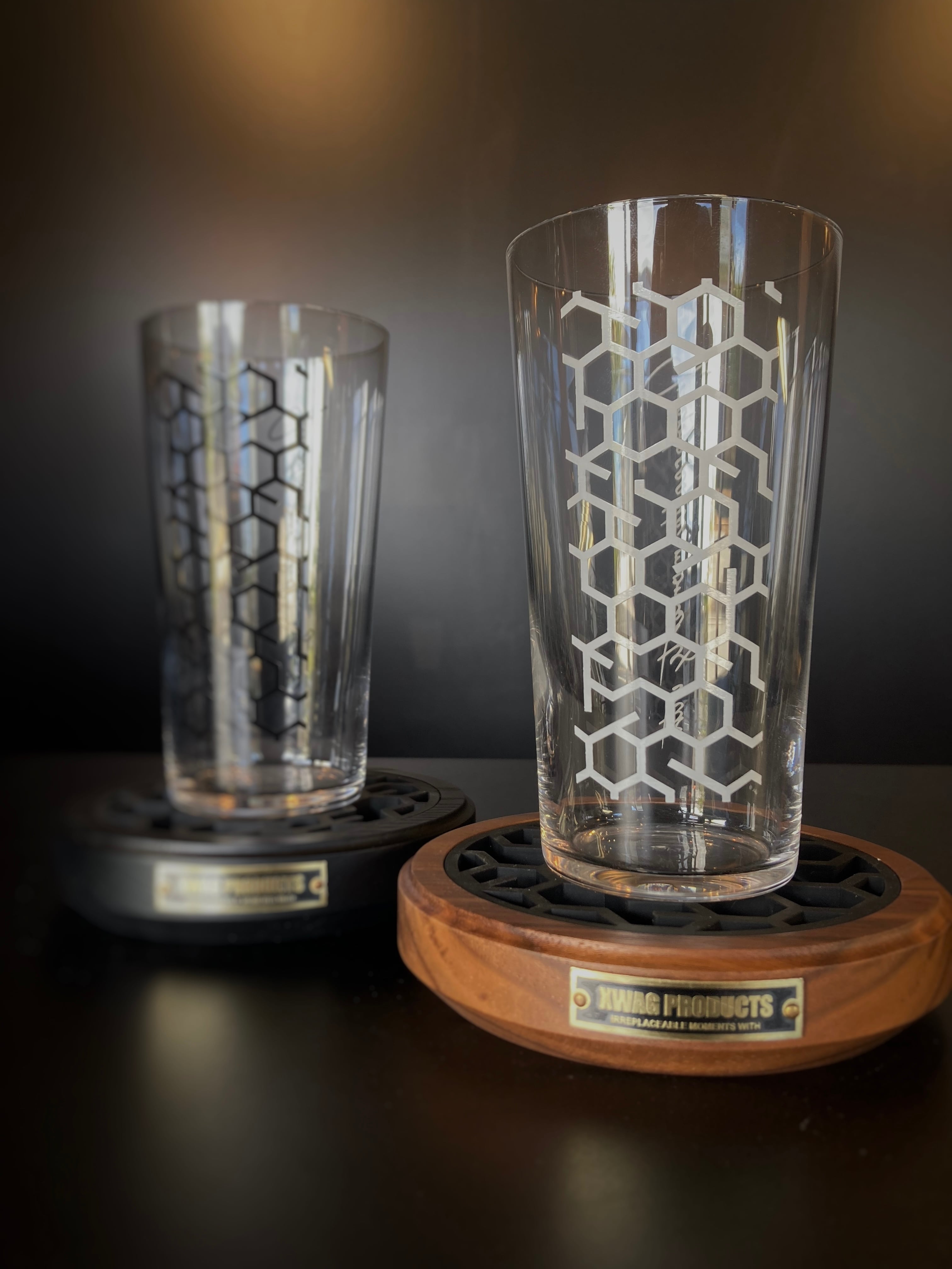 XWAG PRODUCTS】「X-GLASS 370ml」（BLACK print・WHITE print