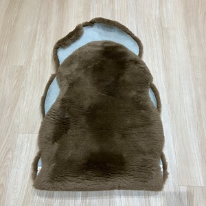 【再入荷☆廃番アウトレット】国産長毛ムートンフリース2匹もの　Sサイズ　ブラウン