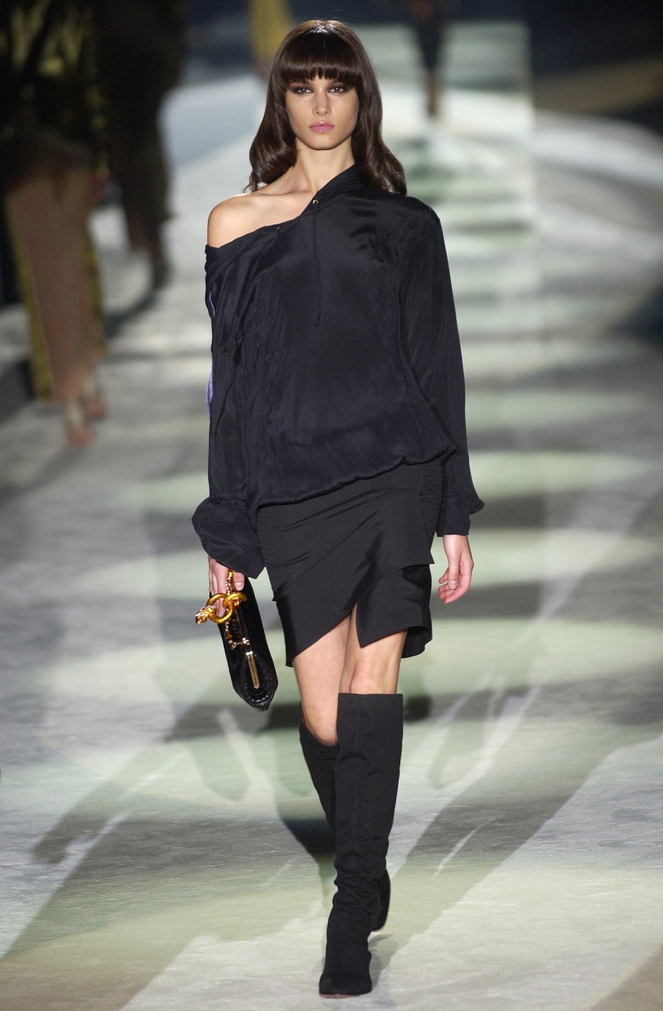 SS2004 GUCCI BY TOM FORD ASYMMETRIC SKIRT | ZSC