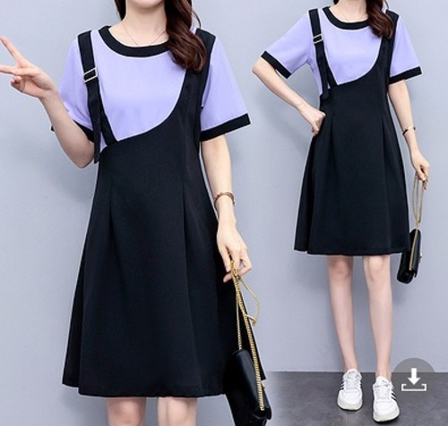 【大きいサイズL-5XL】【春夏新作】ファッションワンピース#setn-231967