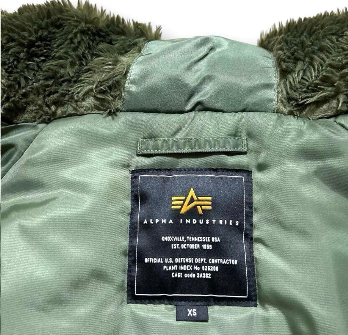 ALPHA INDUSTRIES N2B 短丈 フライトジャケット カーキ | 古着屋Luis