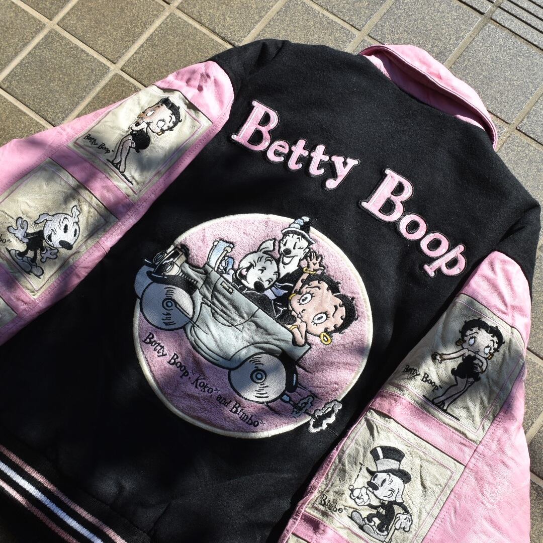 本物 激レア Betty Boop リバーシブルスカジャン スカジャン - kcc.sa