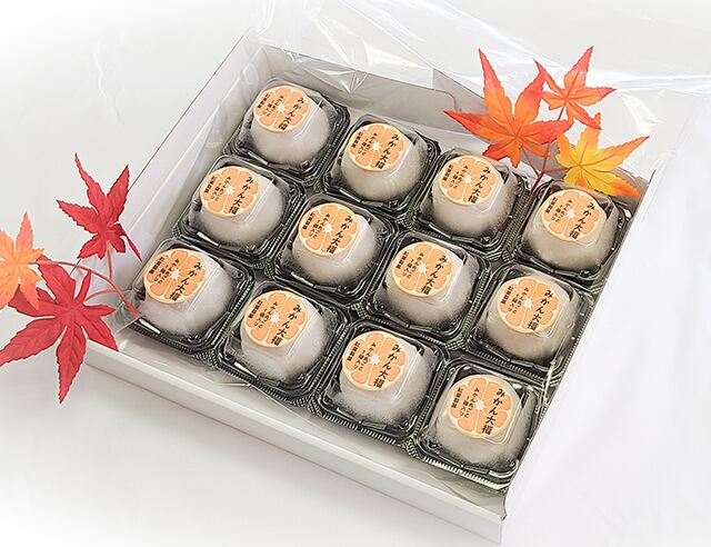 みかん大福ギフトセット【冷凍配送】 | 栃木県足利市の和菓子店『紅葉