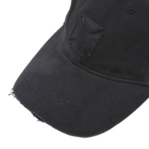 【VETEMENTS】LEATHER BIKER CROSS CAP