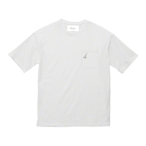 drowsy..  d..LOGO POCKET TEE / 23AW / WH