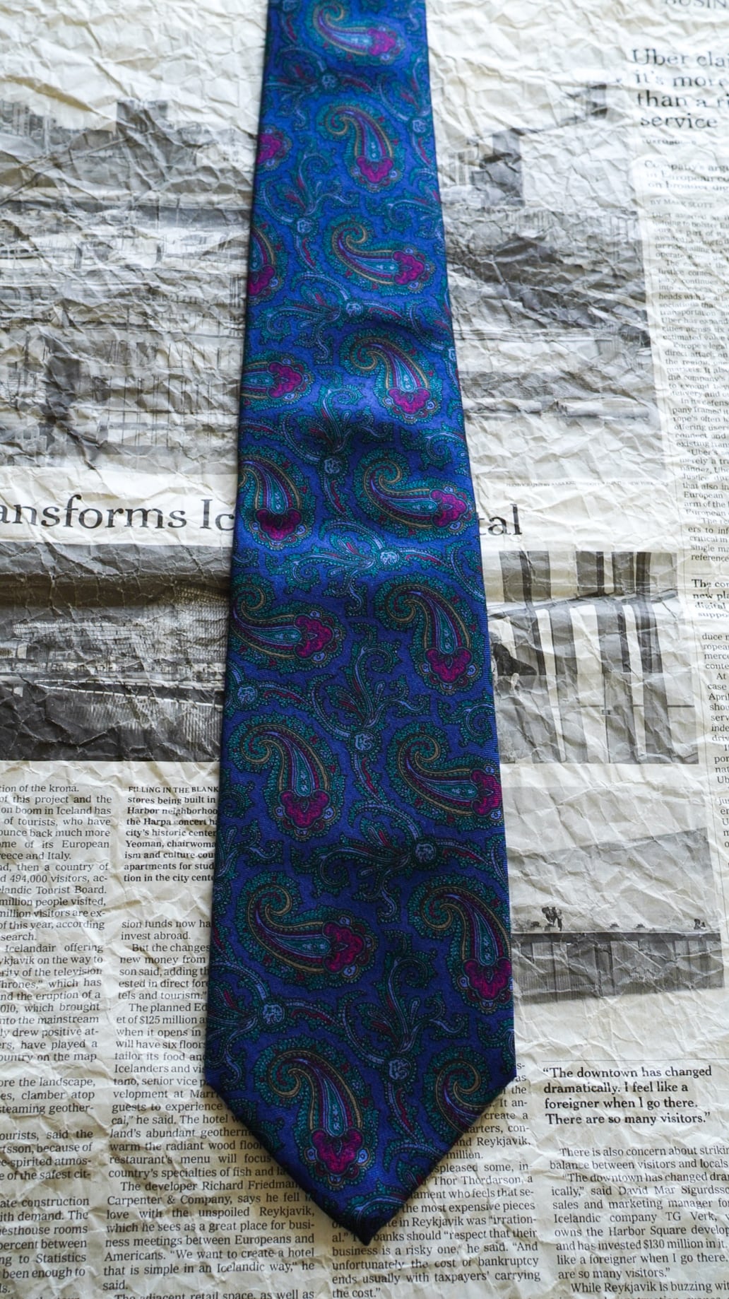 【黒タグ1960s】BROOKS BROTHERS ペイズリープリントタイ 1960s】BROOKS BROTHERS ブルックスブラザーズ ペイズリー柄