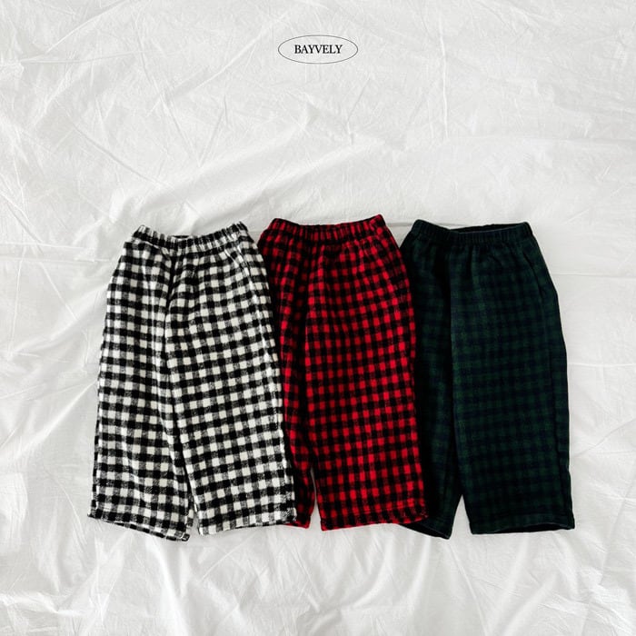 santa check pants【BAYVELY】※予約商品