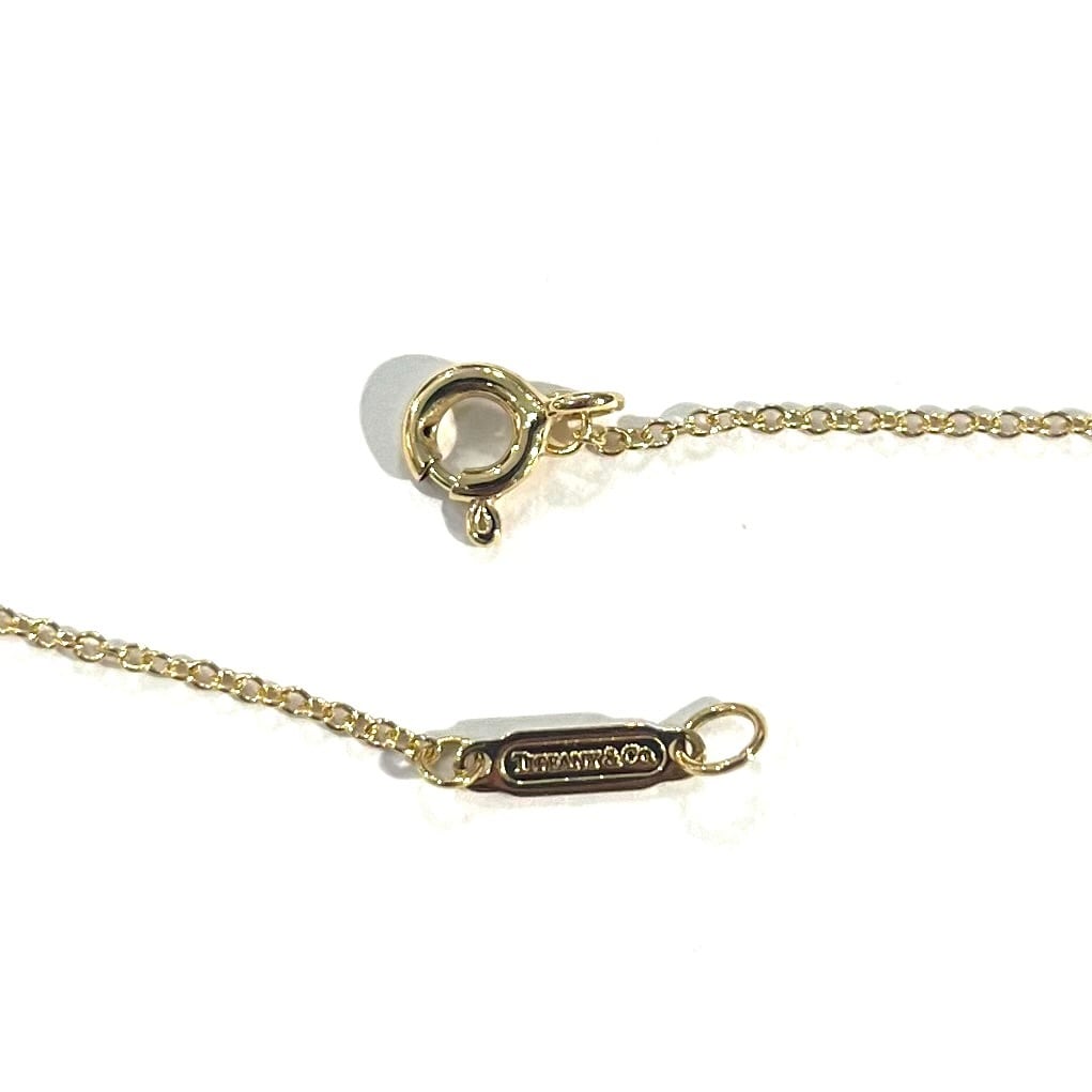 TIFFANY & Co.】K18 750 2936 ゴールド 金 クロスステッチ ネックレス