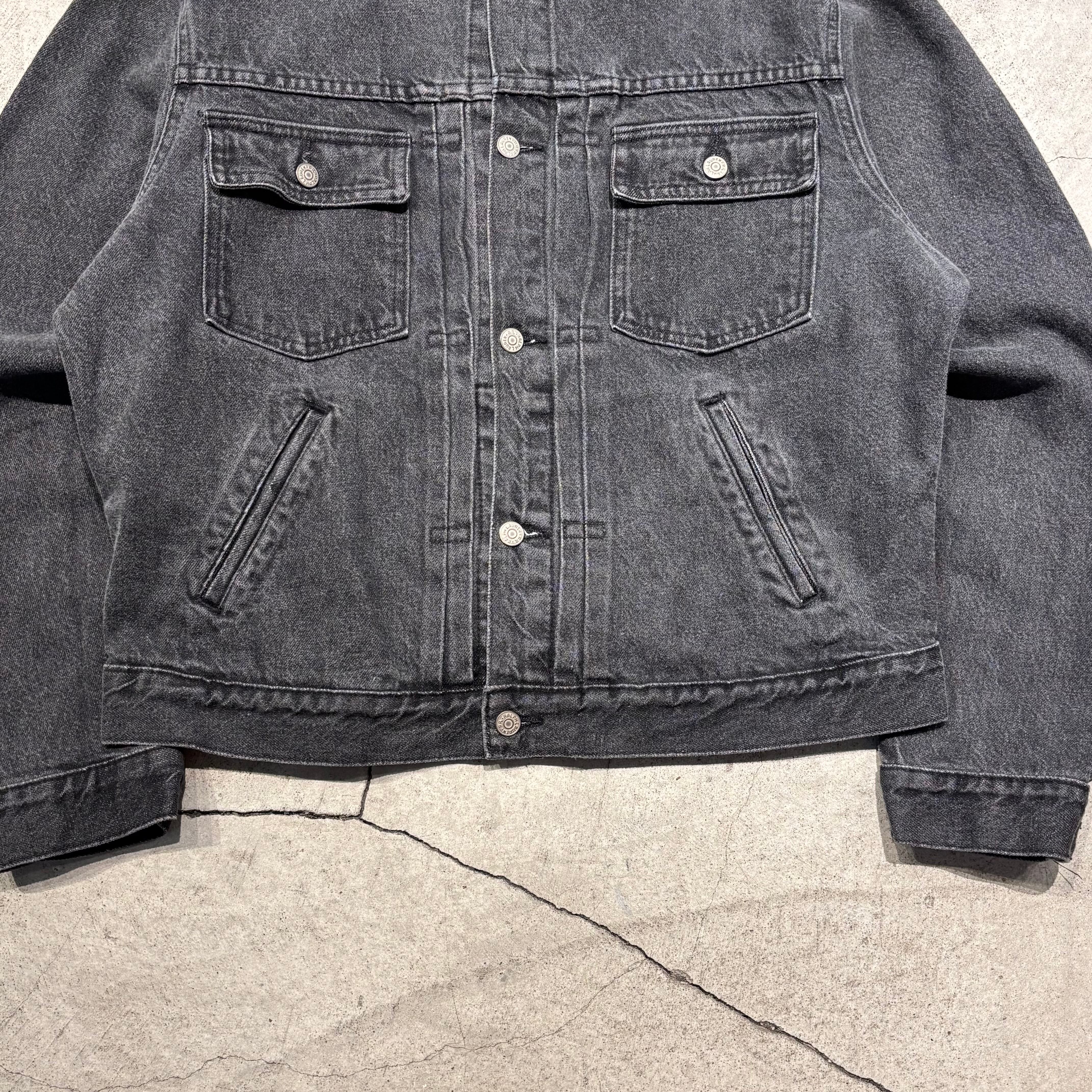 90s RRL black denim jacket 