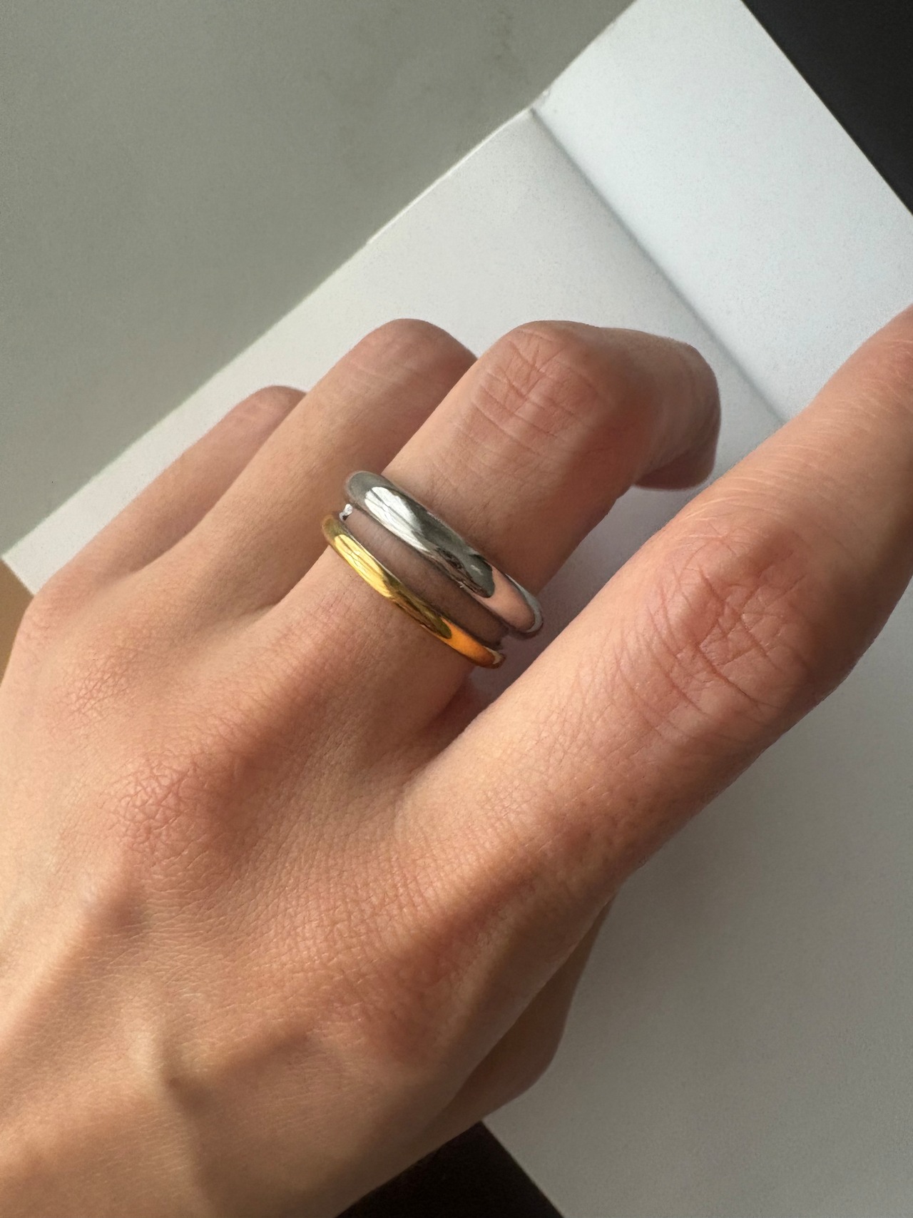 twinkle 2line ring