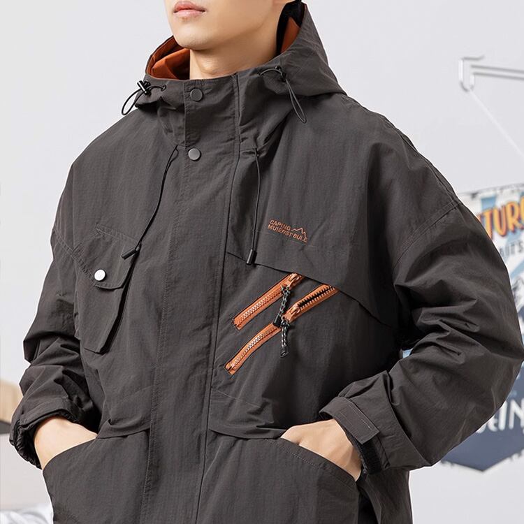 ★RETRO HOODED MOUNTAIN CASUAL JACKET　　　A0687