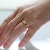 氷翡翠リング ダイヤ入り K10YG ice jade diamond A貨翡翠 jd_rg1859