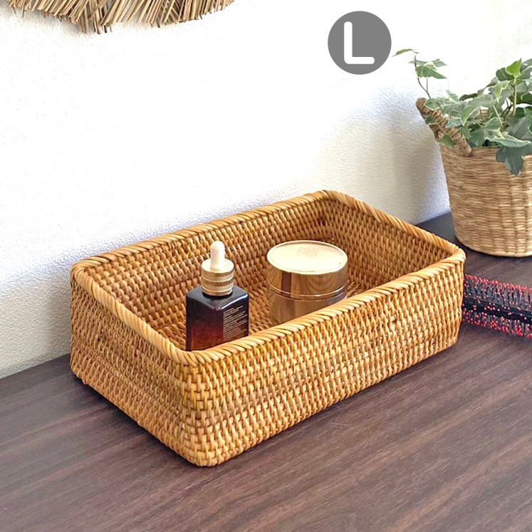 ラタン バスケット Lサイズ（RTA-771L） | Naturalsoul